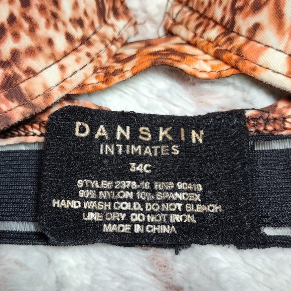 Danskin Intimates Women's 34C Brown Beige Underwire Bra - Picture 5 of 7